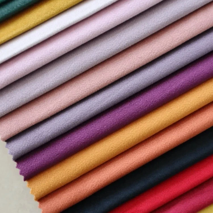 Luxe Soft Solid Holland Velvet Upholstery Fabric factory